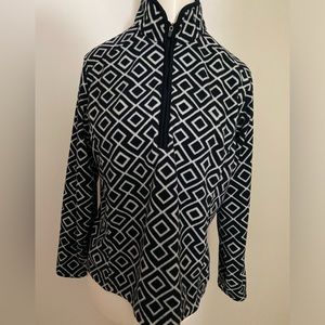 Lands’ End Women’s Quarter-zip Fleece Top